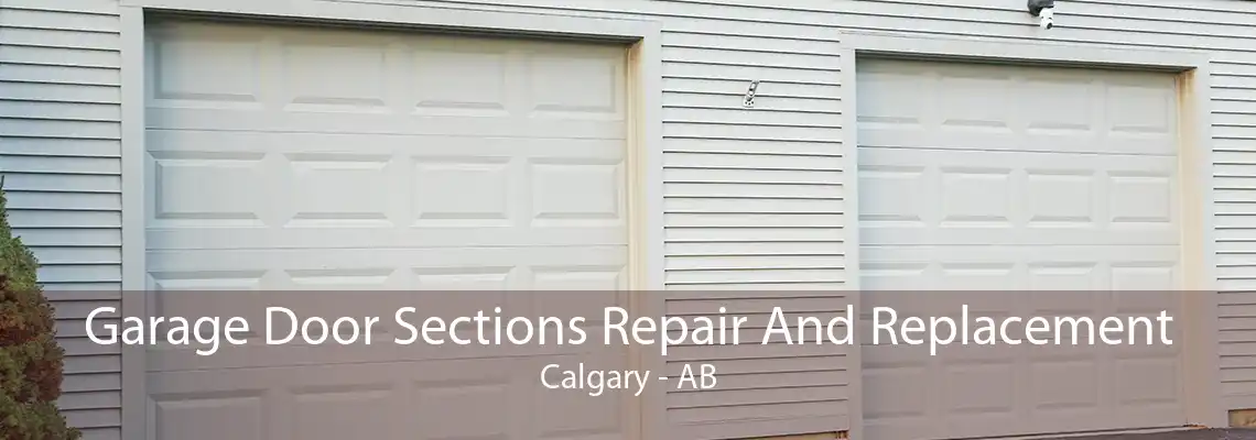 Garage Door Sections Repair And Replacement Calgary - AB