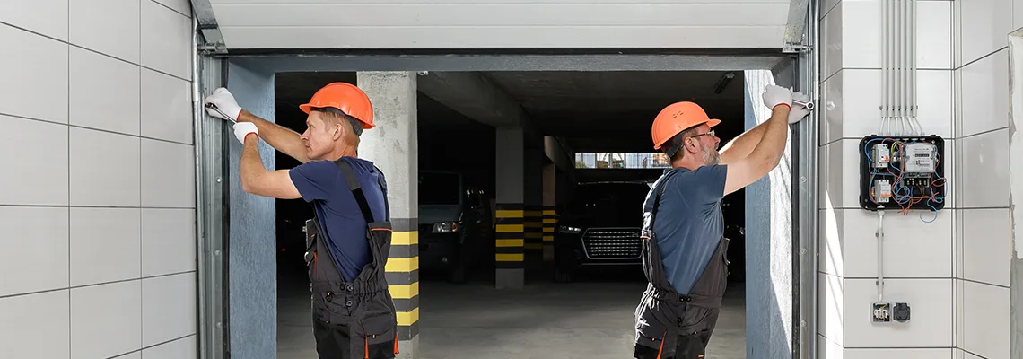 Wooden Garage Door Frame Repair in Calgary, Alberta